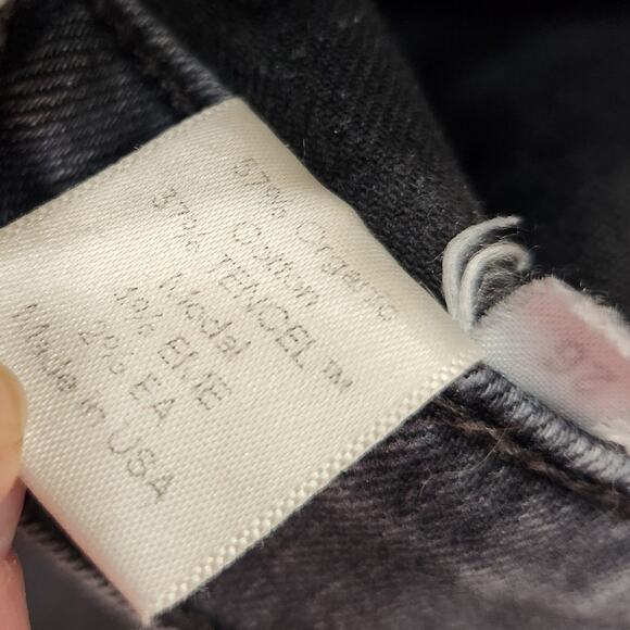 Reformation May High & Skinny Jeans Stretch Mineral Black Wash Denim Size 26 - Picture 10 of 10